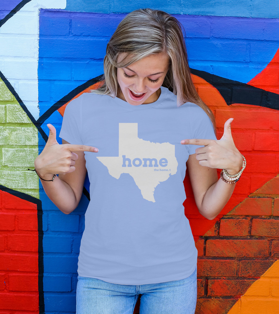 Home Shark Tank Texas State Silhouette The Home T T-Shirt