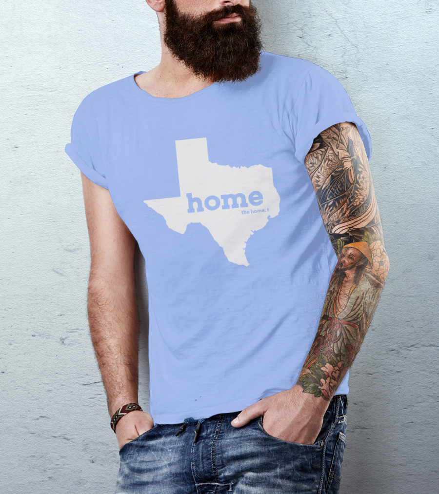 Home Shark Tank Texas State Silhouette The Home T T-Shirt