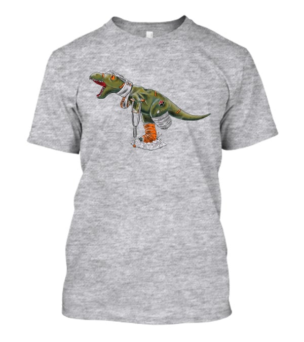 How Ridiculous Merch Injured Rexy Navy T-Shirt