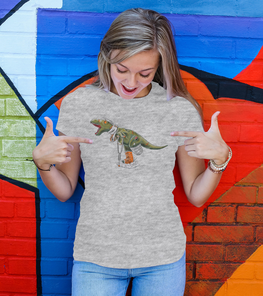 How Ridiculous Merch Injured Rexy Navy T-Shirt