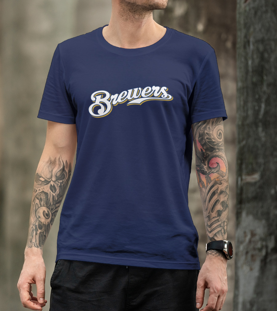 Milwaukee Brewers Script T-Shirt