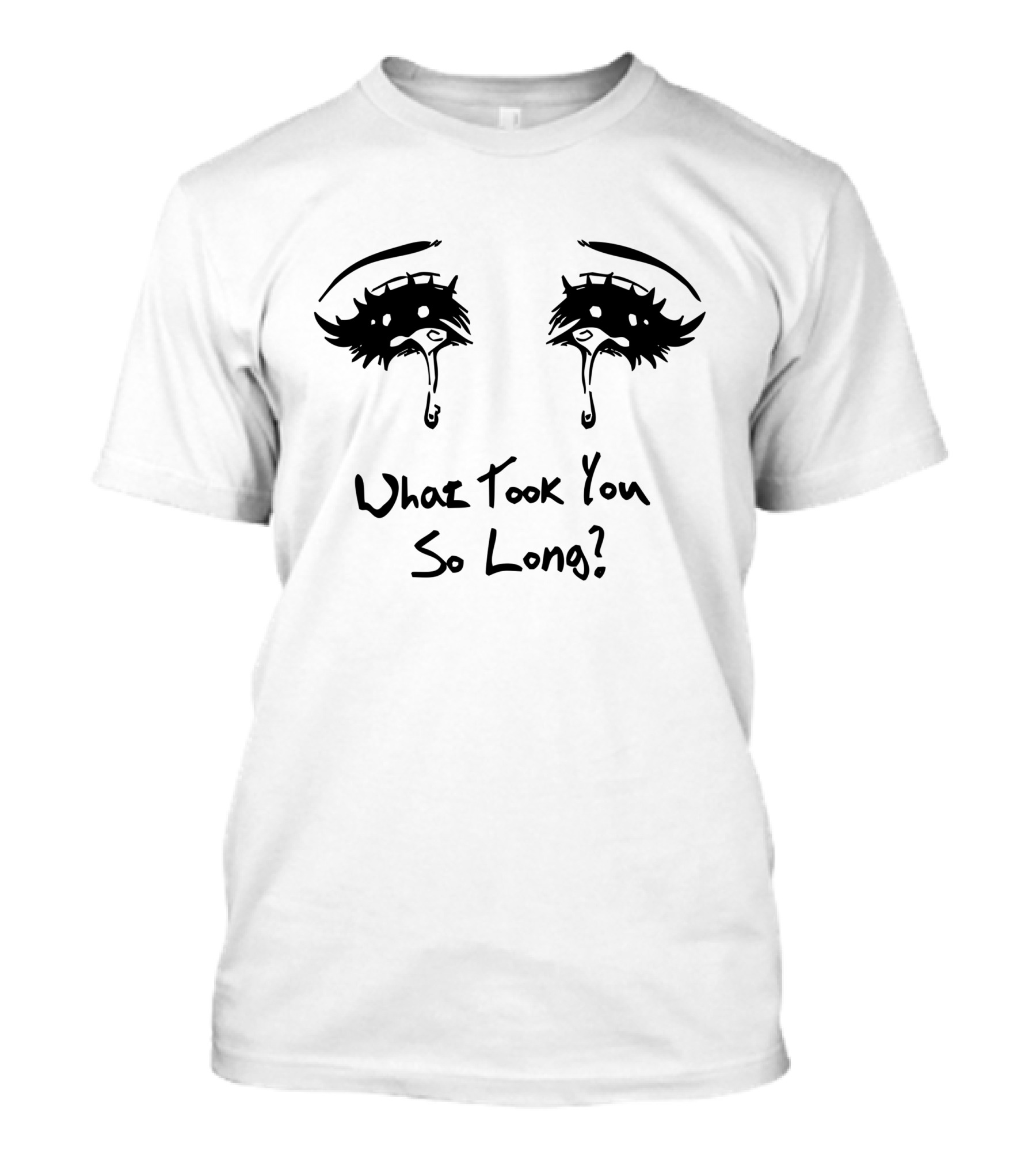 Neck Deep Merch What Took You So Long Crying Eyes T-Shirt