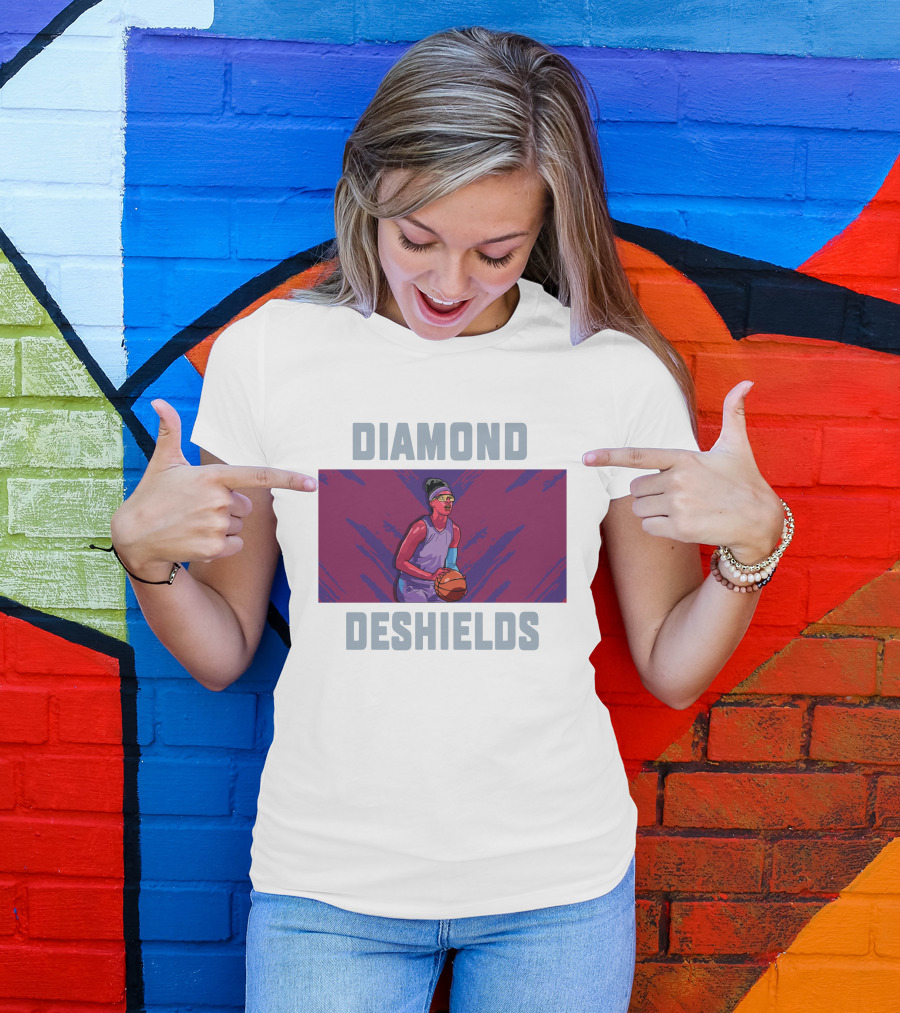 Diamond Deshields Basketball Player T-Shirt