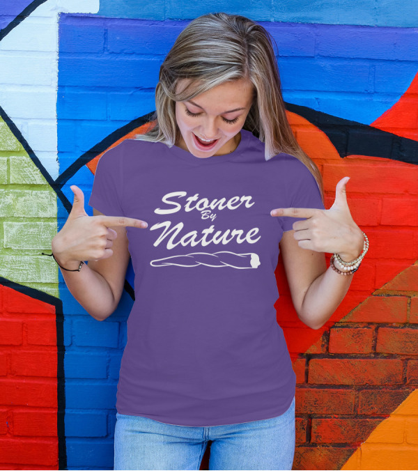 Ymh Merch Stoner By Nature Rolling Joint T-Shirt