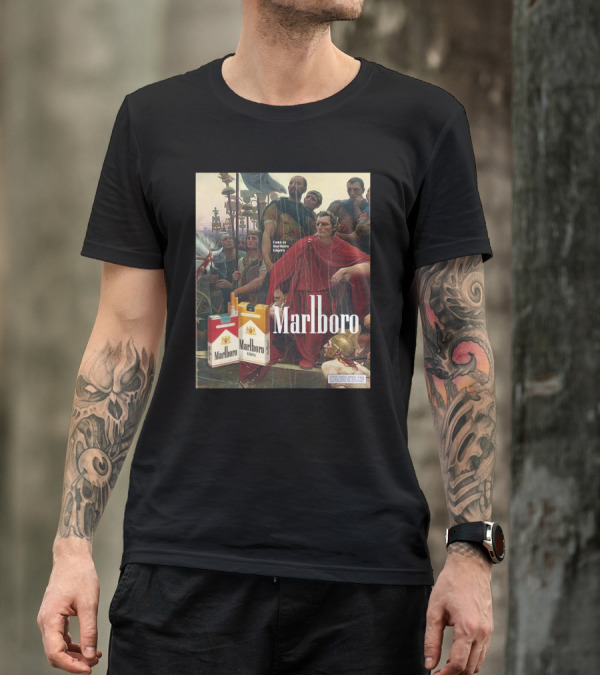 MarlboroManCo Come To Marlboro Empire Roman Soldiers Marlboro Packs T-Shirt