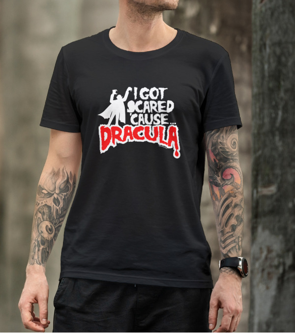 I Got Scared Cause Dracula Mmr Rock Merchandise T-Shirt