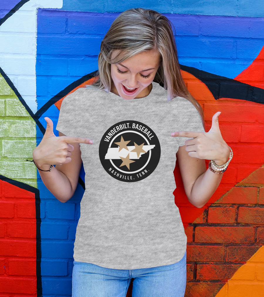 Vanderbilt Baseball Nashville Tenn Vucommodores Merch T-Shirt