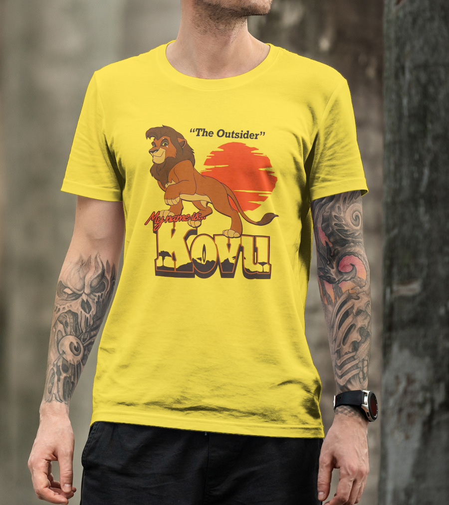 The Outsider My Name Is Kovu Lion King Character T-Shirt