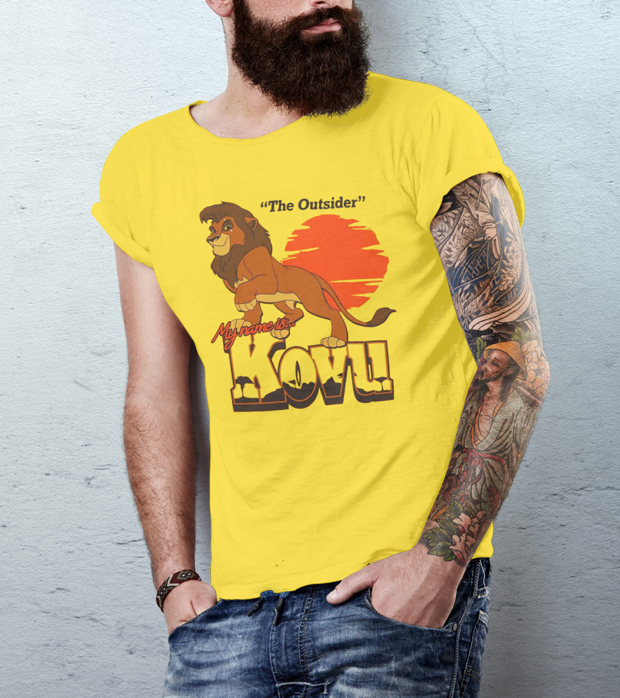The Outsider My Name Is Kovu Lion King Character T-Shirt
