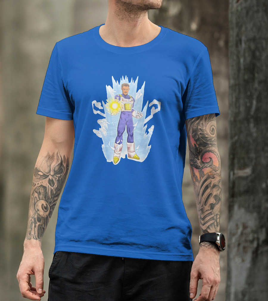 Josh Robbins Daniel Gafford Vegeta Super Saiyan Dragon Ball Z Power-Up T-Shirt