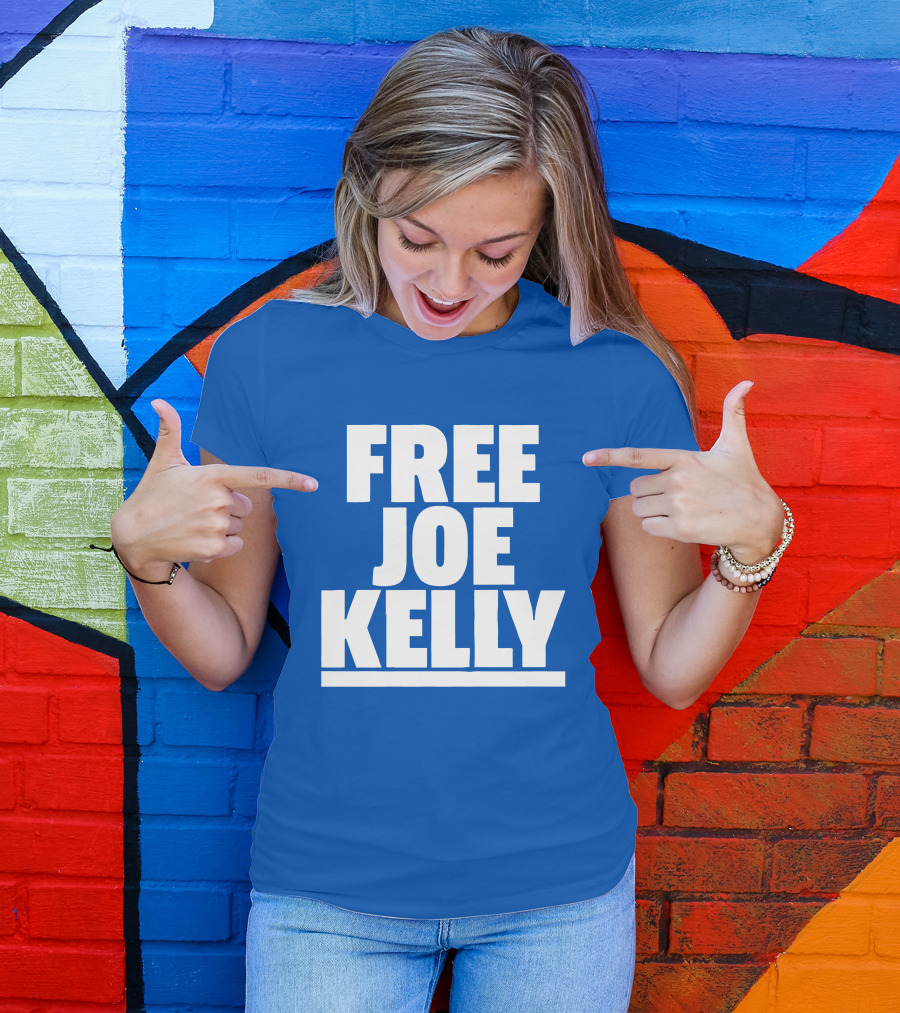 Free Joe Kelly Blue T-Shirt