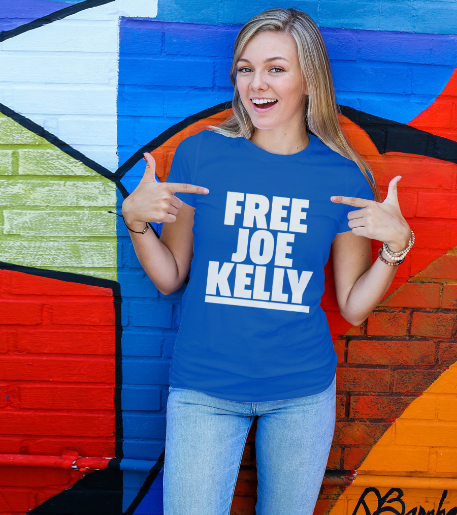 Free Joe Kelly Blue T-Shirt