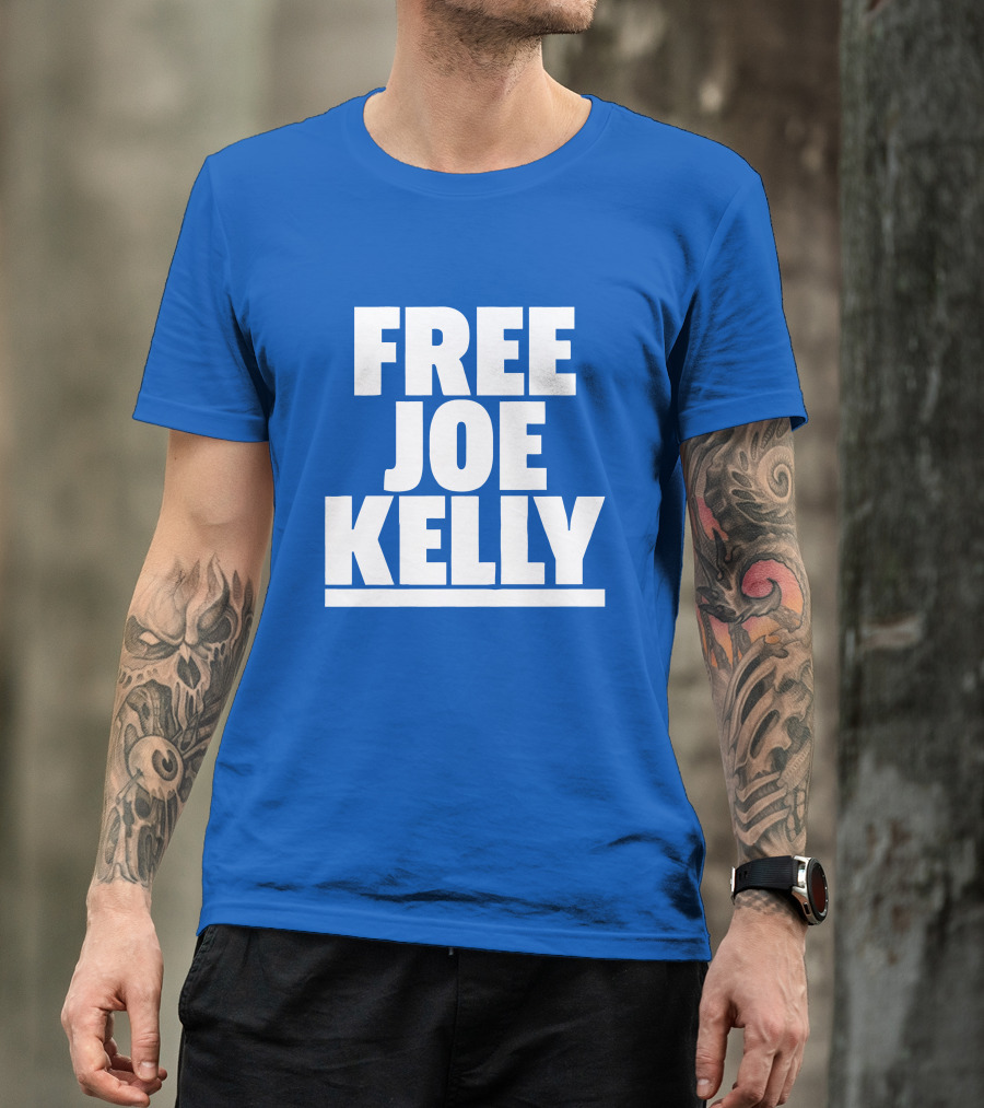 Free Joe Kelly Blue T-Shirt