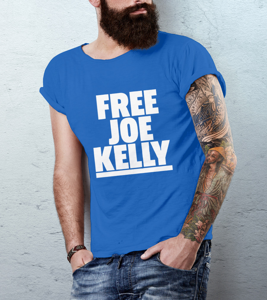Free Joe Kelly Blue T-Shirt