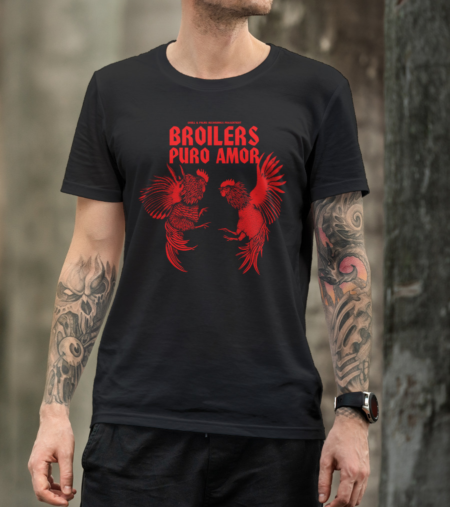 Broilers Puro Amor Skull And Palms Recordings Presents T-Shirt