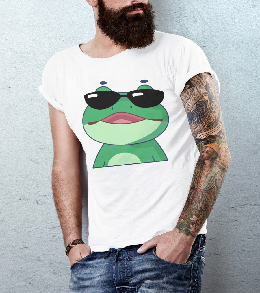 Boomerna Frog With Sunglasses T-Shirt