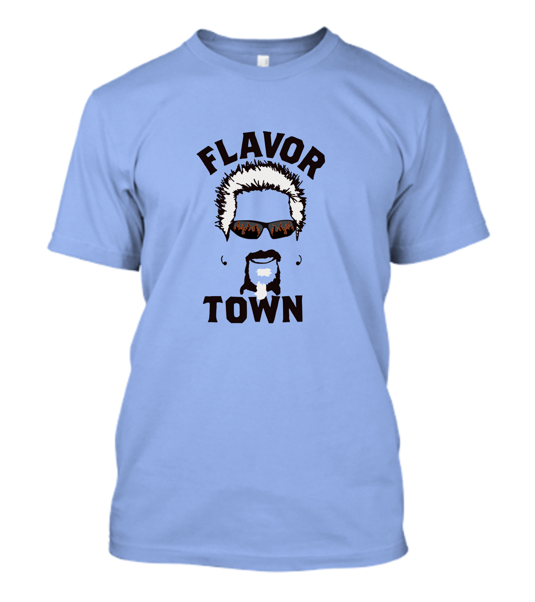 Flavor Town Sunglasses Beard T-Shirt