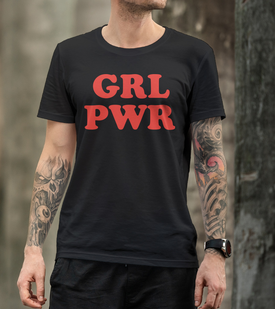 GRL PWR Bold Red Empowerment T-Shirt