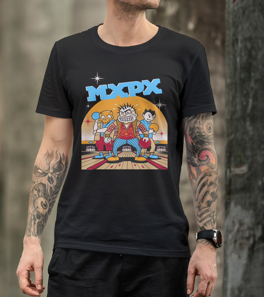 MXPX Bowling Alley Band Trio T-Shirt