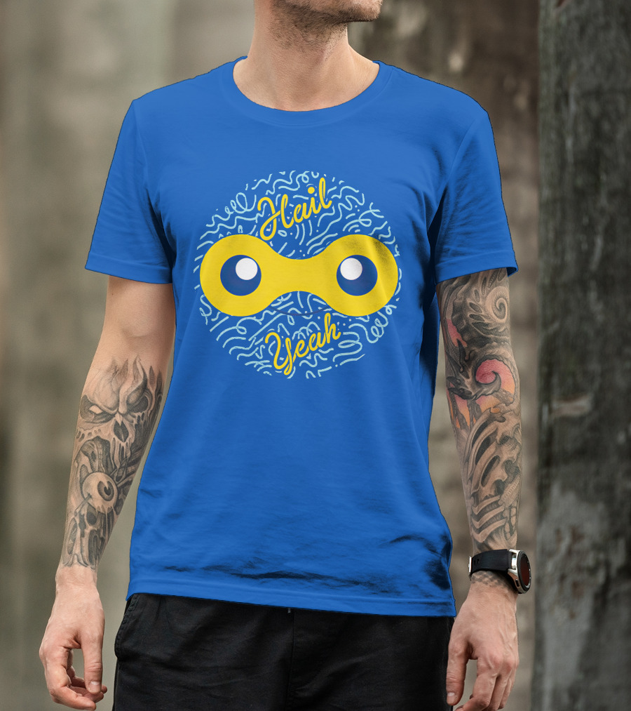Mandjtv Hail Yeah Yellow Double Eye T-Shirt