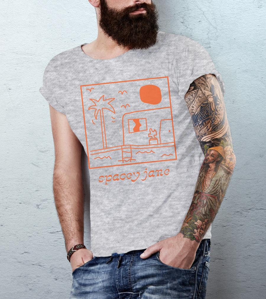 Spacey Jane Palm Tree And House T-Shirt