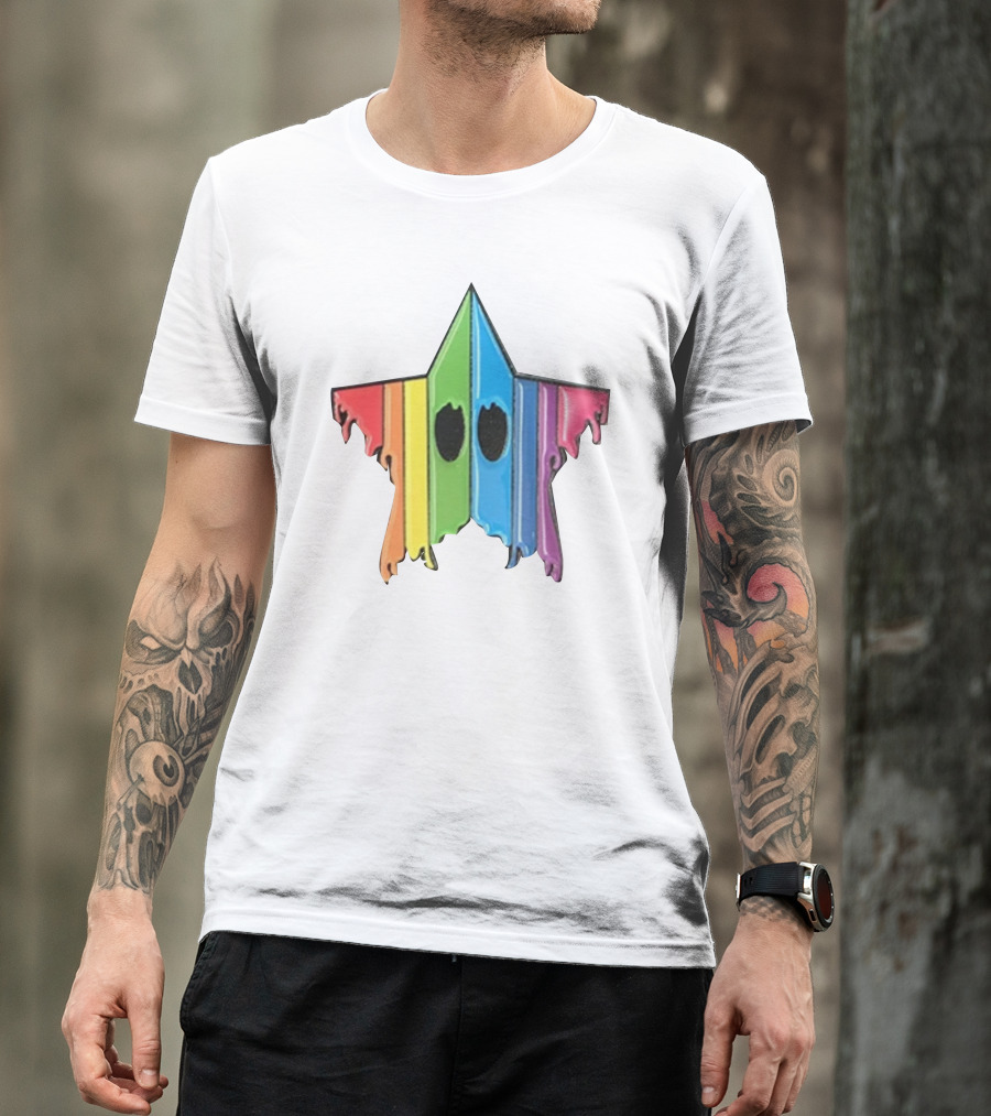 Dripping Rainbow Star Simpleflips Store T-Shirt