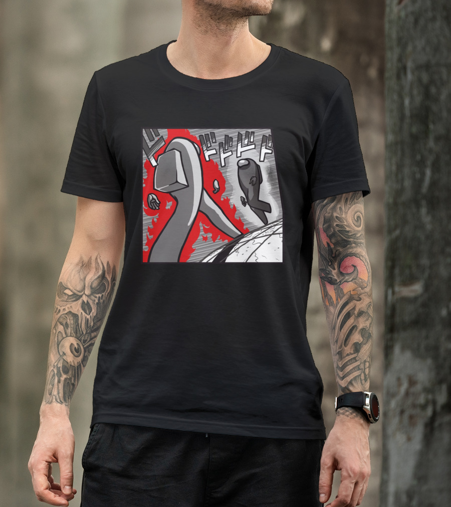 Shop Among Us JoJo Parody Manga T-Shirt