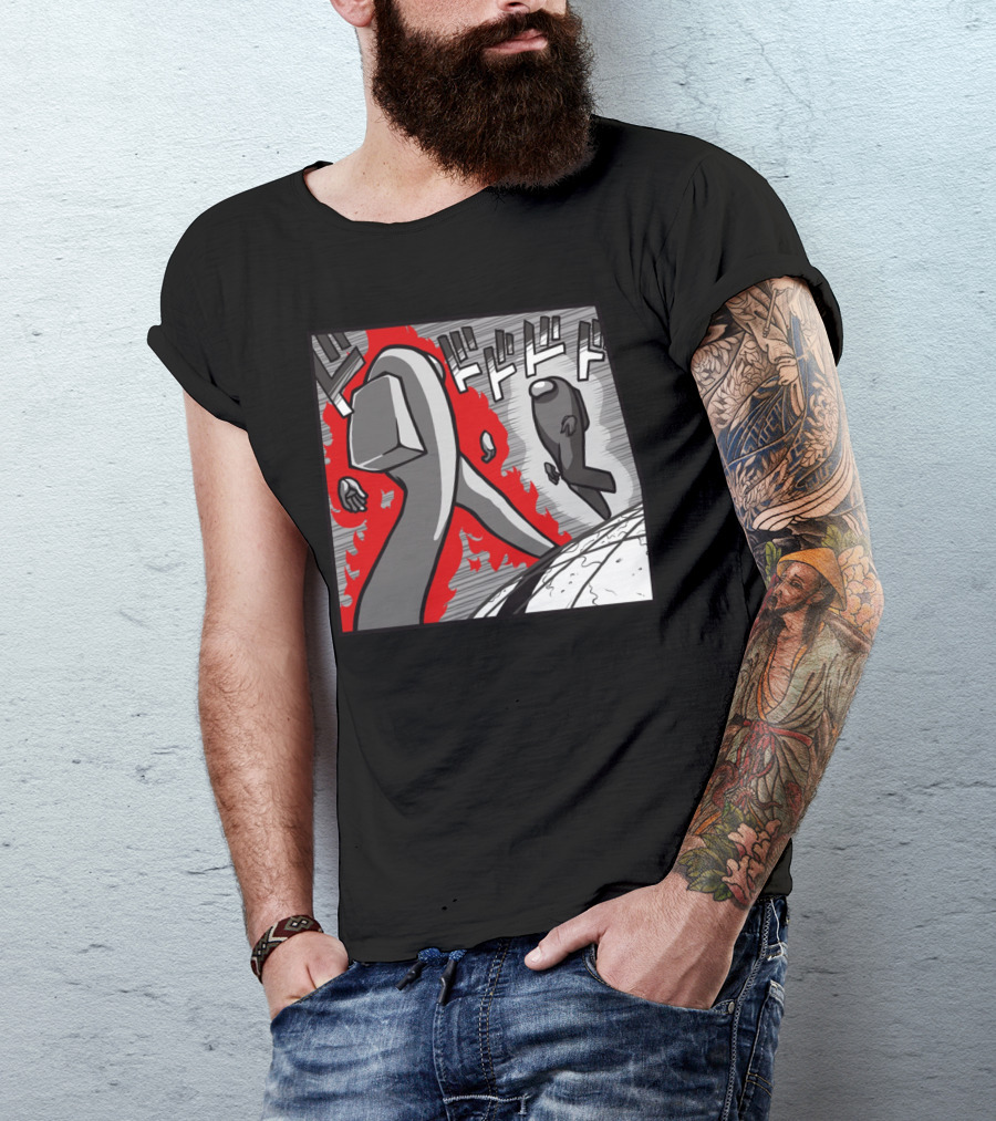 Shop Among Us JoJo Parody Manga T-Shirt