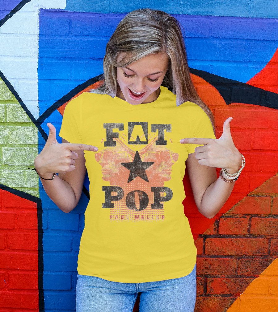 FAT POP Paul Weller Star T-Shirt