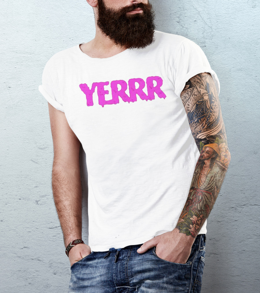 YERRR Gio And Eli Merch Text T-Shirt