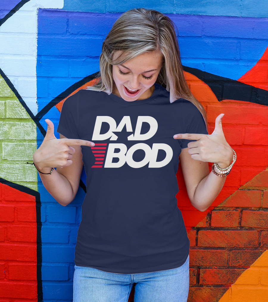 DAD BOD Star Stripes Patriotic T-Shirt