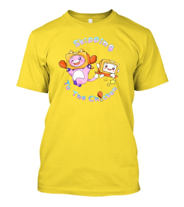 Skipping To The Chicken Lankybox Merch UK T-Shirt
