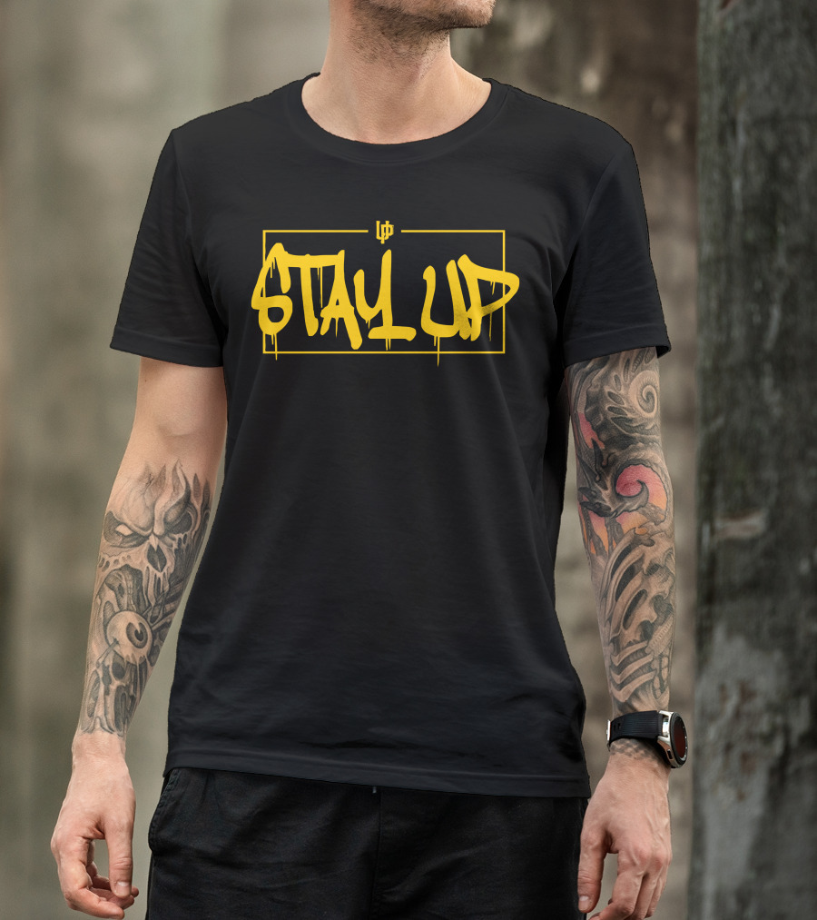 Stay Up Hopsin Merch Official Graffiti T-Shirt