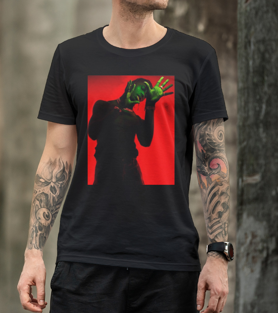 Don Toliver Red And Green Artistic Pose Merchandise T-Shirt