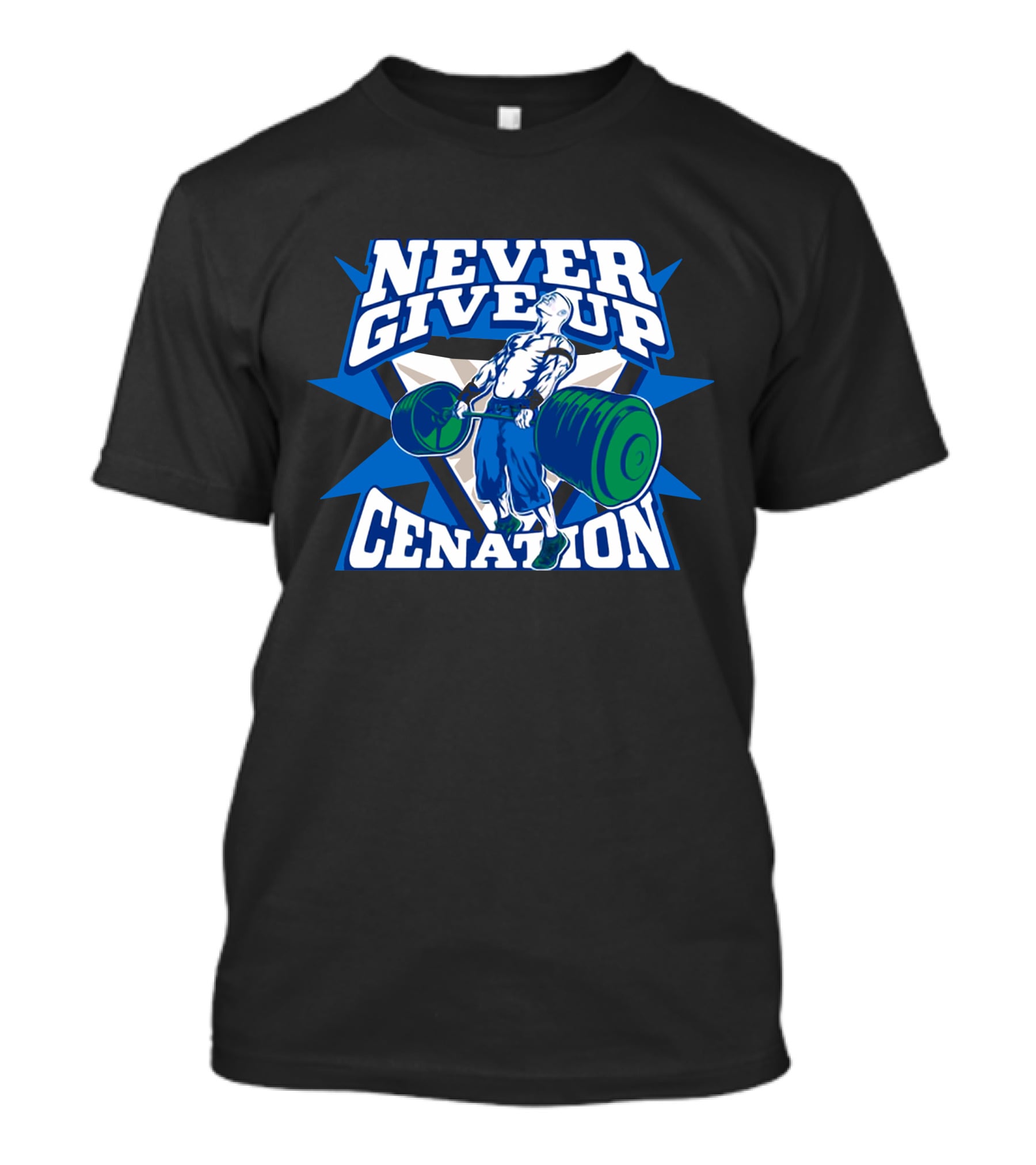 Never Give Up Cenation Authentic John Cena T-Shirt