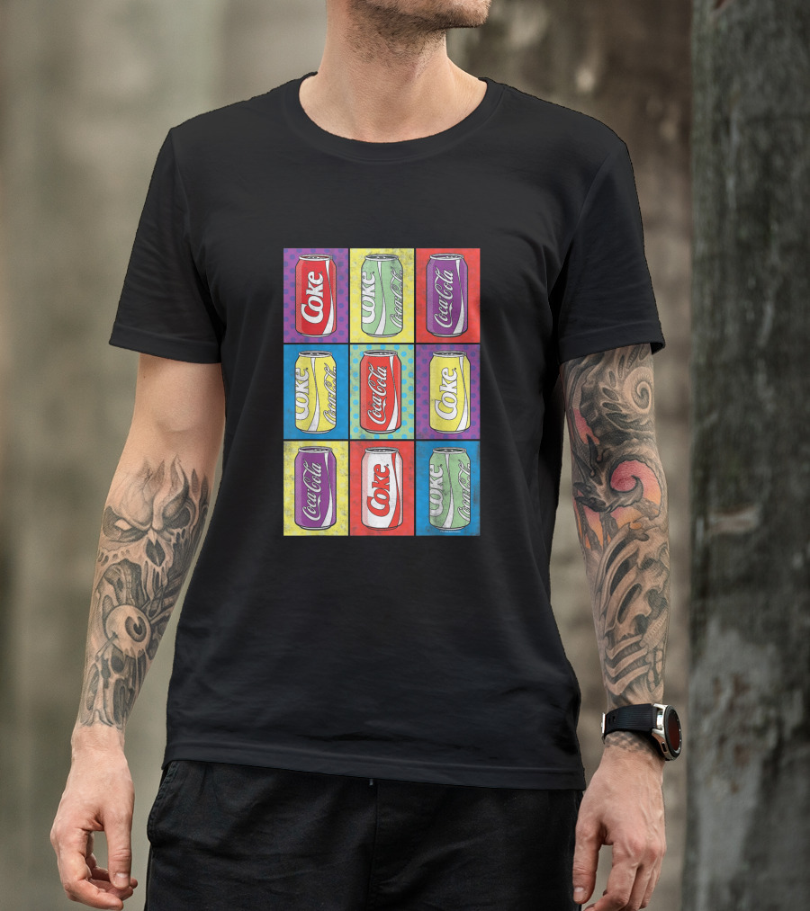 Coke Coca Cola Cans Retro Pop T-Shirt