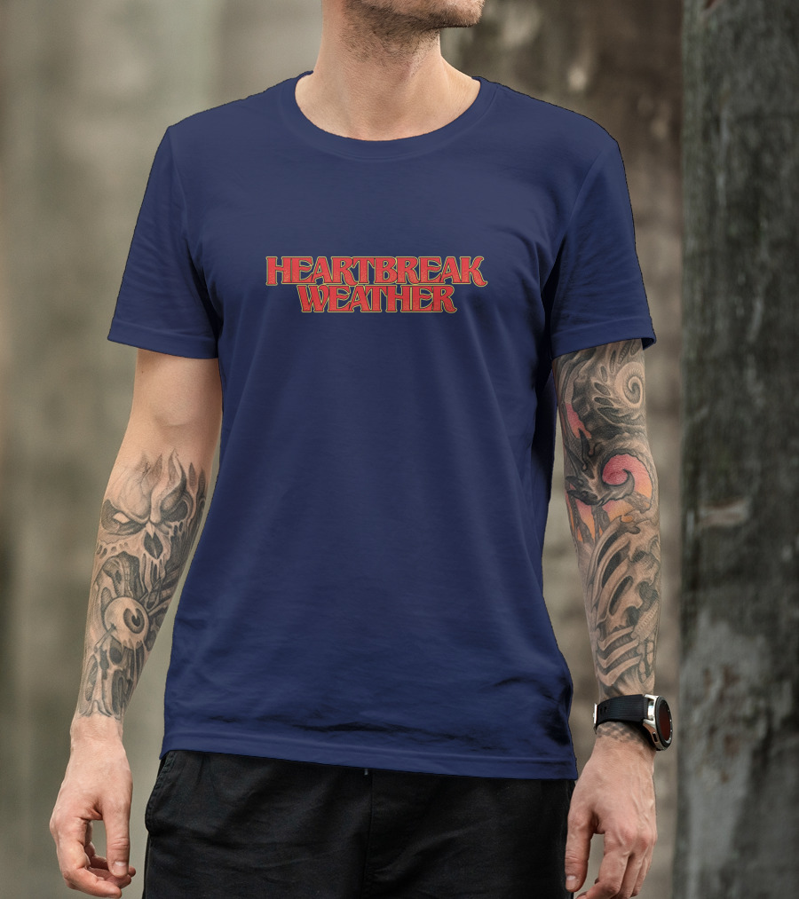 Heartbreak Weather Navy T-Shirt