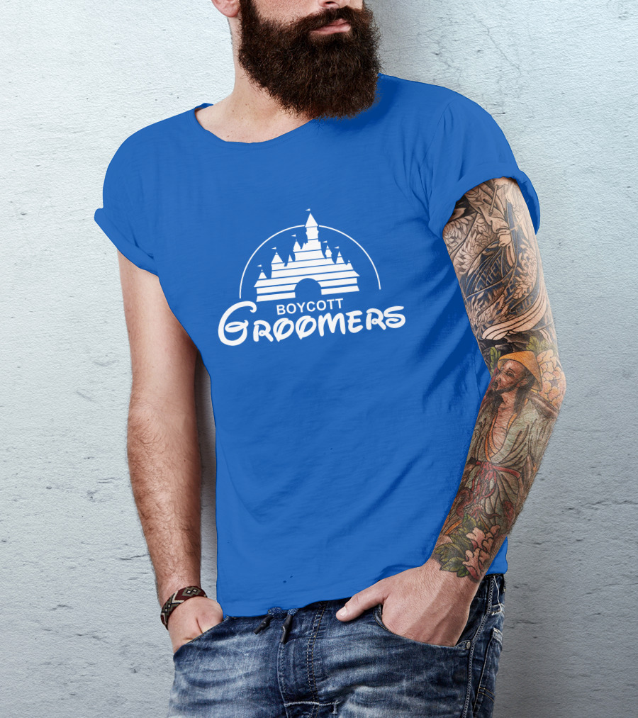 Bring Ammo Boycott Groomers Parody Jack Posobiec Castle T-Shirt