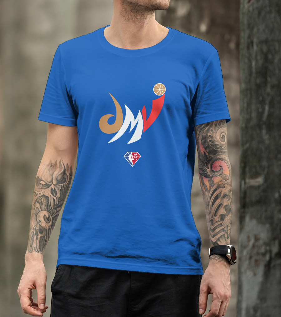 Wizards NBA 75th Anniversary DMV Hoop District Basketball T-Shirt