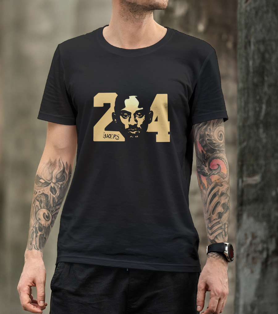 24 Lakers Iconic Gold T-Shirt