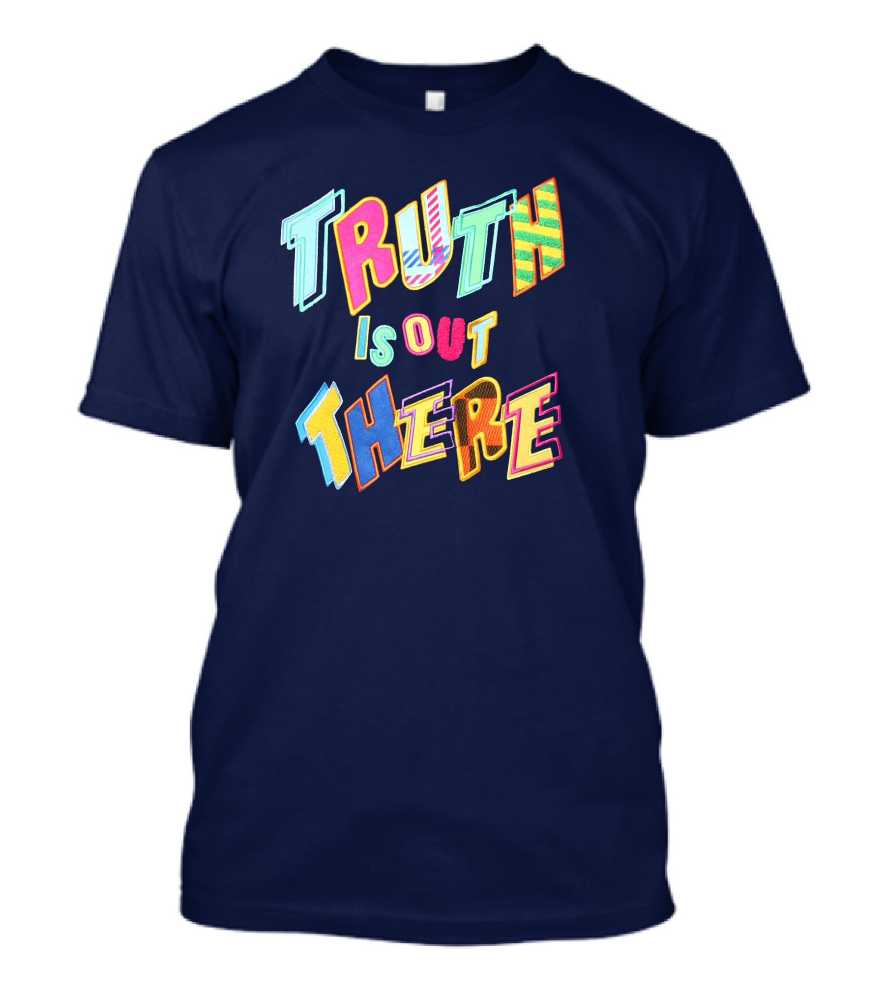 Truth Is Out There Colorful Retro T-Shirt