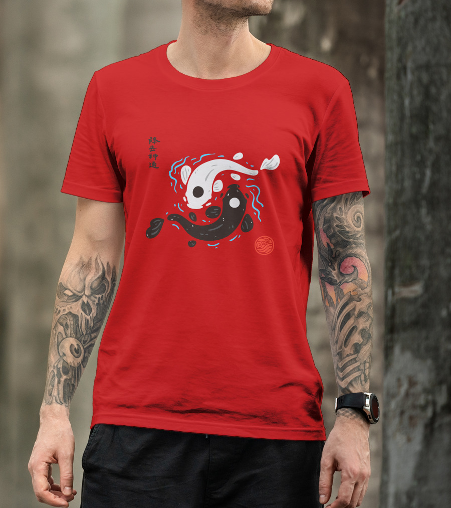 Yin Yang Koi Fish Thomas Sanders Asian Inspired T-Shirt
