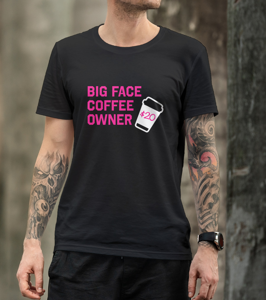 Big Face Coffee Owner $20 Miami Heat UK T-Shirt