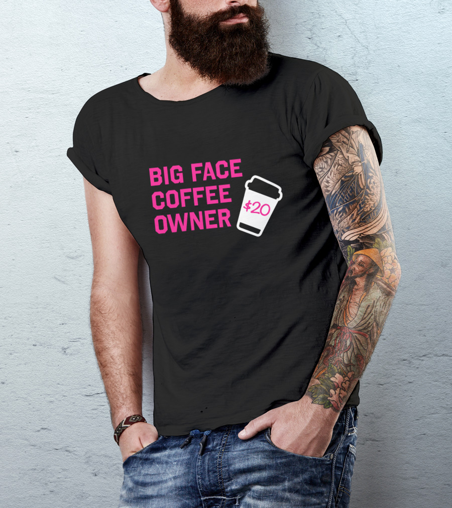 Big Face Coffee Owner $20 Miami Heat UK T-Shirt