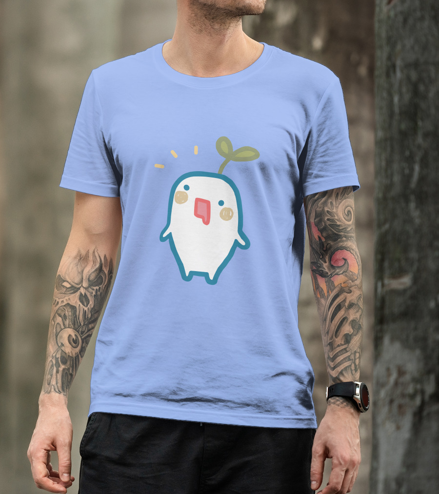 Senpai Market Sprout Superaenbow Kawaii Plant Character T-Shirt