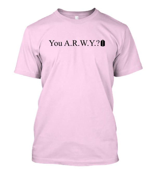 You A.R.M.Y.? With Icon Symbol Pink Background T-Shirt