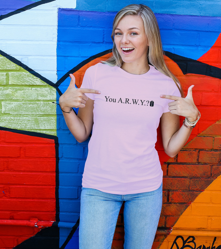 You A.R.M.Y.? With Icon Symbol Pink Background T-Shirt