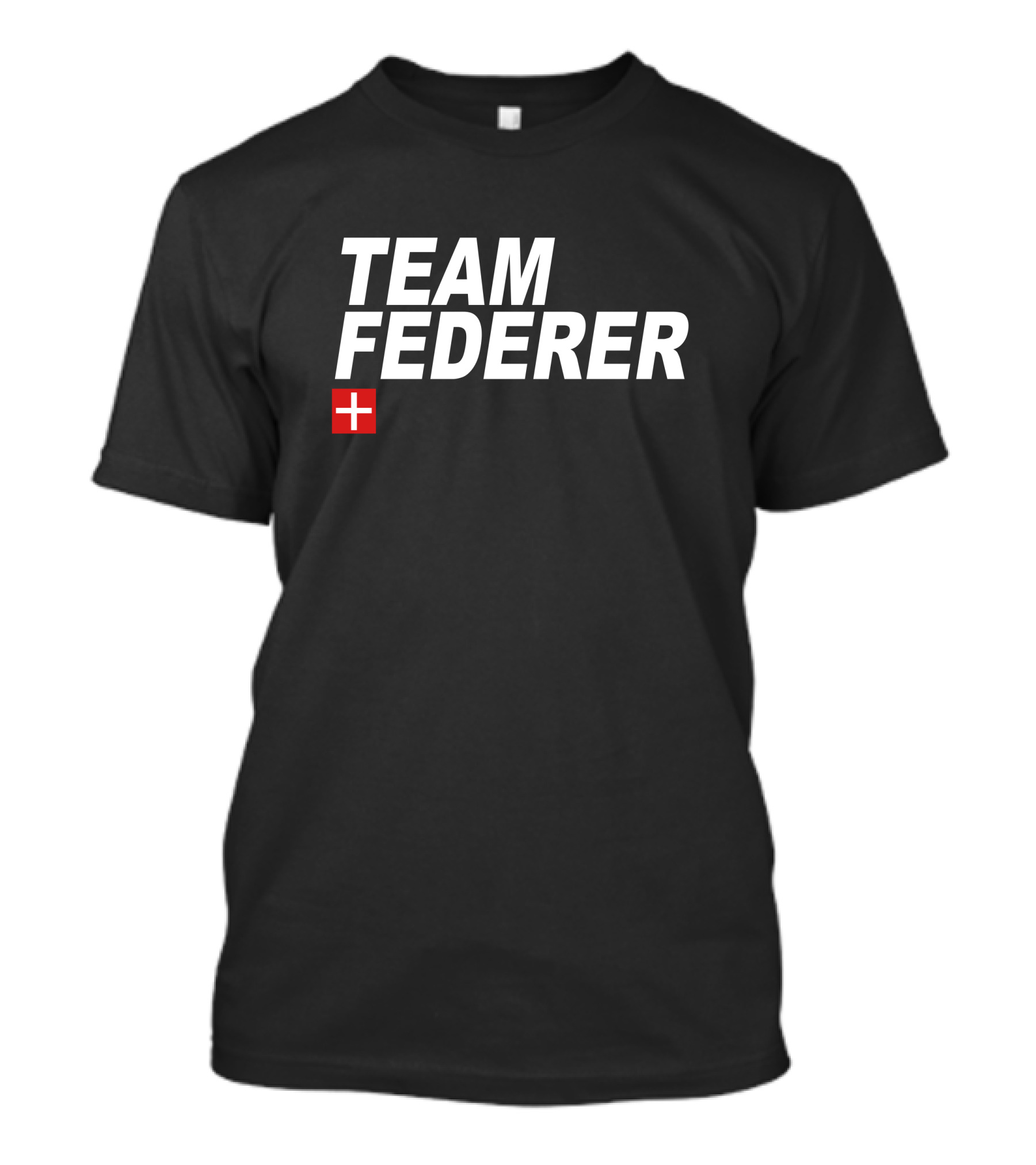 TEAM FEDERER Switzerland Tennis Icon Fan Support T-Shirt