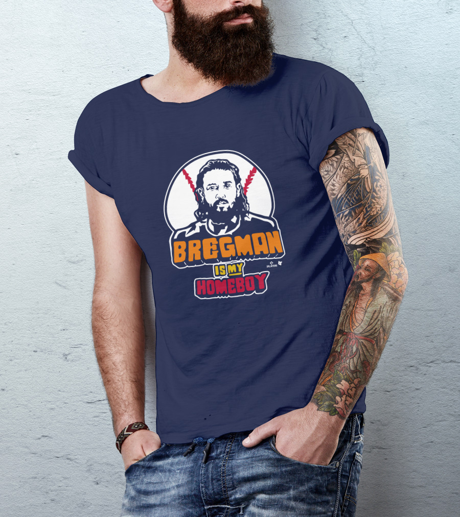Bregman Is My Homeboy Baseball Graphic BreakingT Monstarjplayers T-Shirt