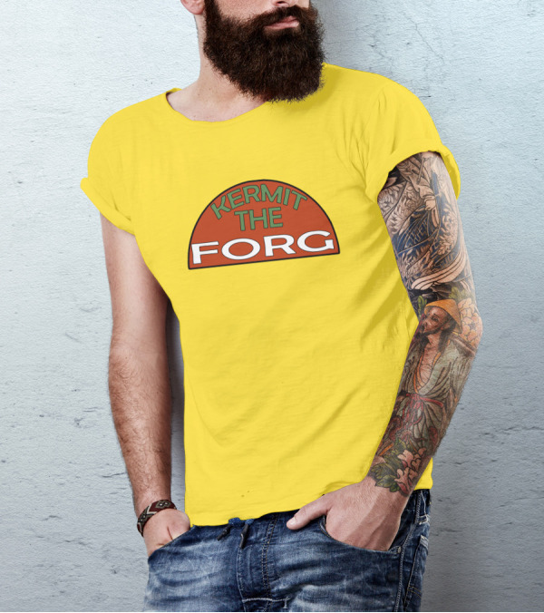 Kermit The Forg Muppet History Parody Humorous Play On Muppets Iconic Reference T-Shirt